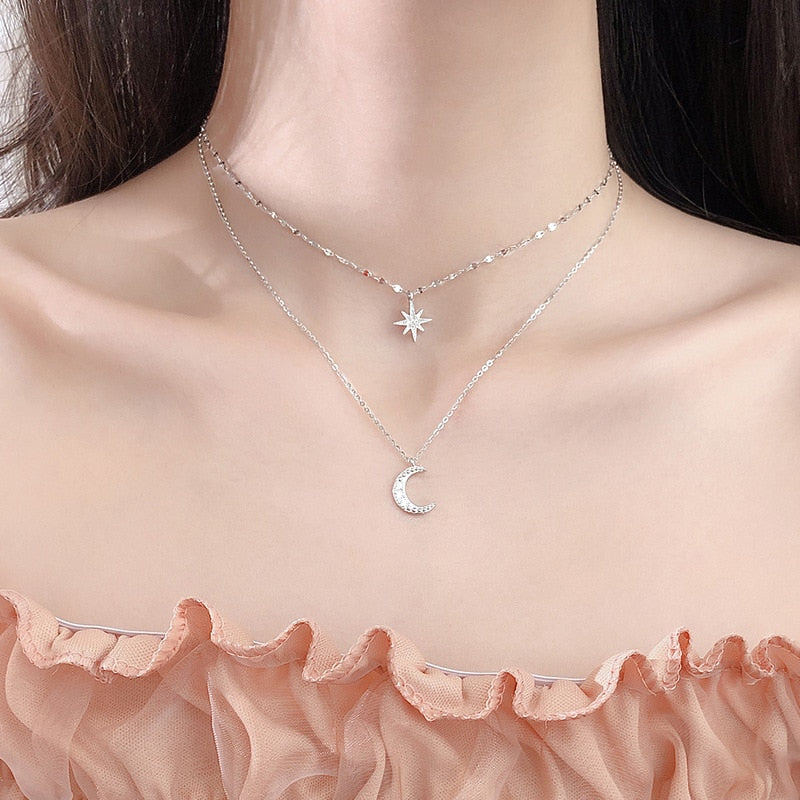 Star Moon Necklace – Beauty Madden